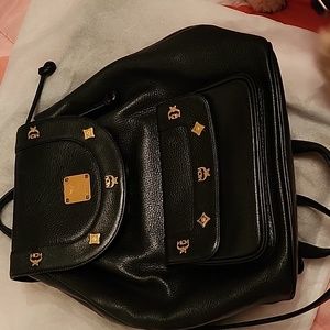 Authentic mcm backpack
